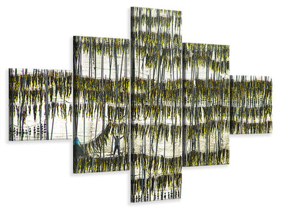 5-piece-canvas-print-harvesting-kelp