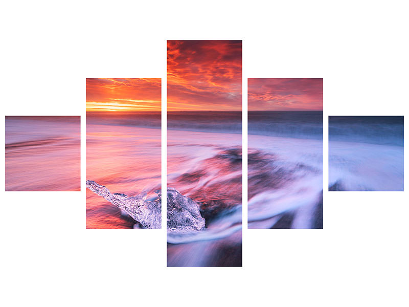 5-piece-canvas-print-ice-and-fire-ii