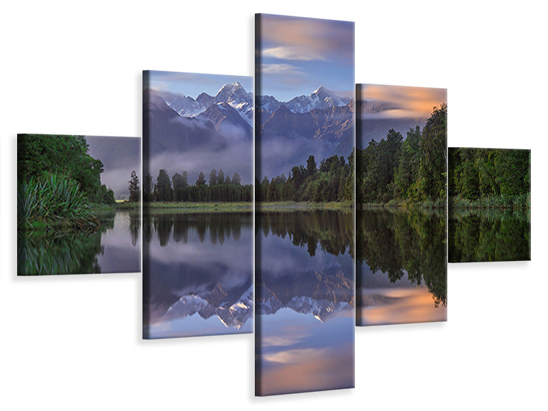 5-piece-canvas-print-lake-matheson