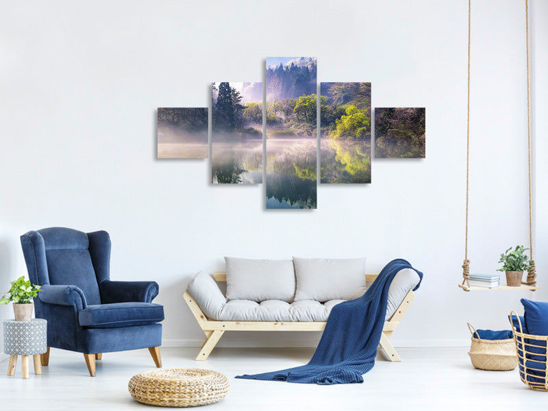 5-piece-canvas-print-morning-calm