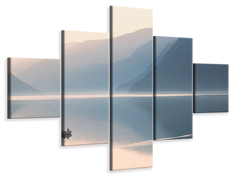 5-piece-canvas-print-still-evening