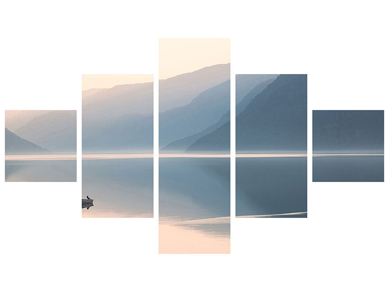 5-piece-canvas-print-still-evening