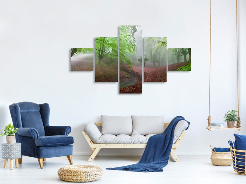 5-piece-canvas-print-the-forest-maravillador-iii