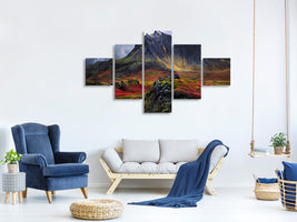 5-piece-canvas-print-the-lady-of-snaefellsnes