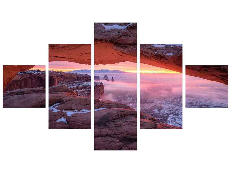 5-piece-canvas-print-the-moment-right-before-sunrise