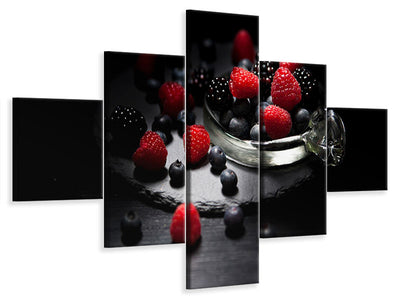 5-piece-canvas-print-the-variety-of-berries