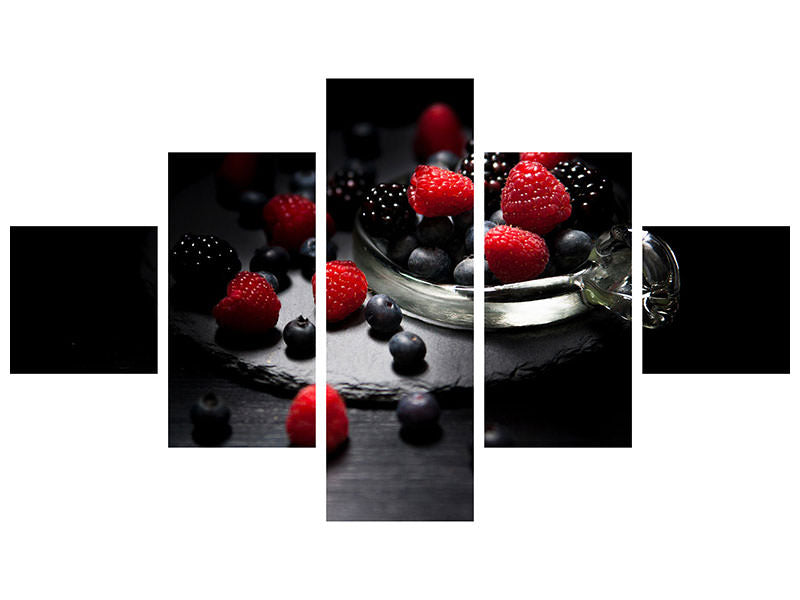 5-piece-canvas-print-the-variety-of-berries