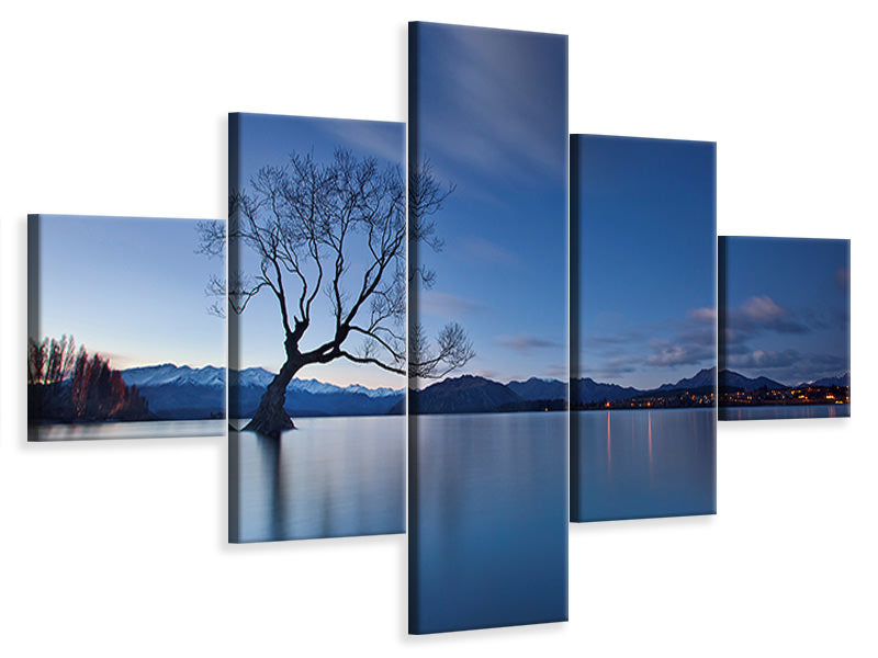 5-piece-canvas-print-wanaka-twilight