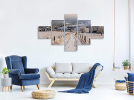 5-piece-canvas-print-winter-wonderland