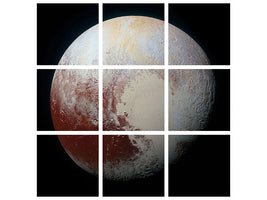 9-piece-canvas-print-the-planet-pluto