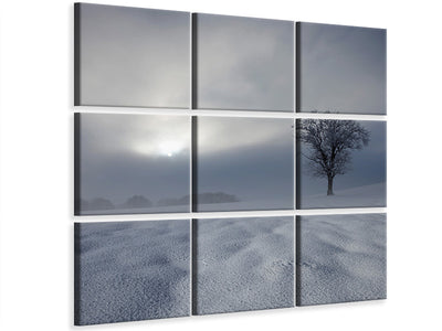 9-piece-canvas-print-winter-impression