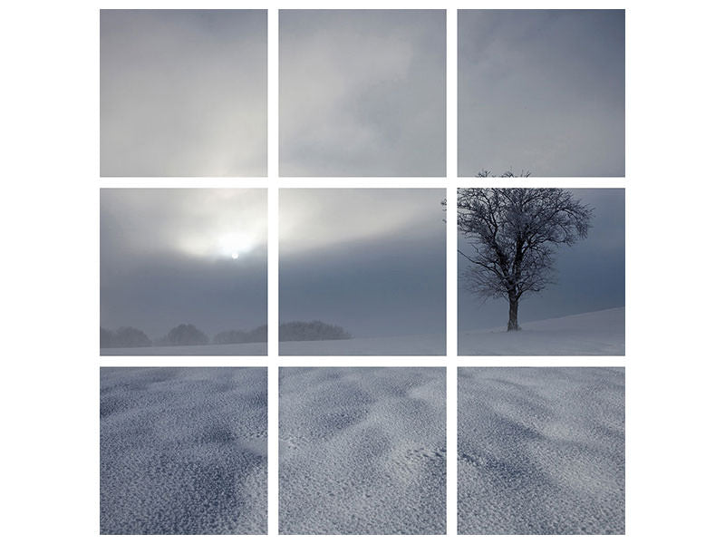 9-piece-canvas-print-winter-impression