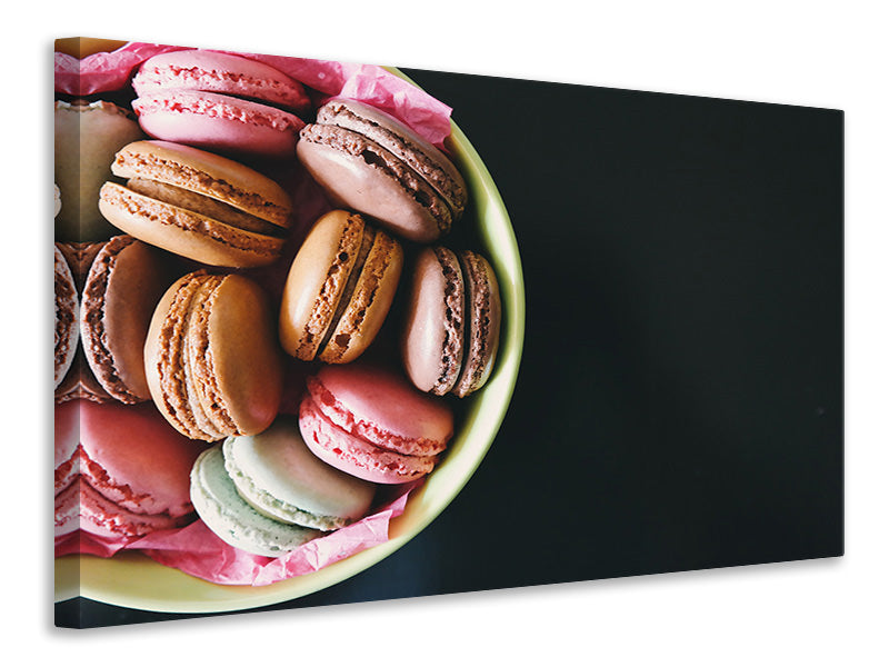 canvas-print-a-bowl-of-macaroons