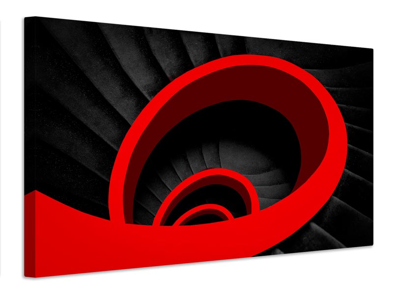 canvas-print-a-red-spiral-x
