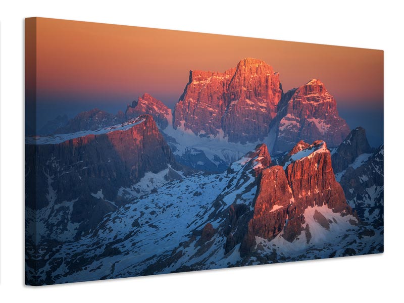 canvas-print-burning-dolomites-x