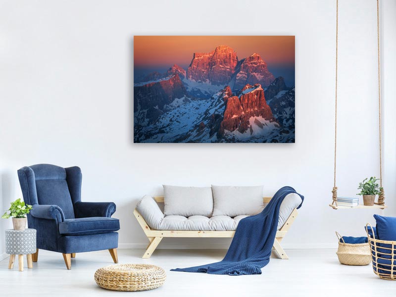 canvas-print-burning-dolomites-x