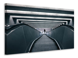 canvas-print-escalator-downhill