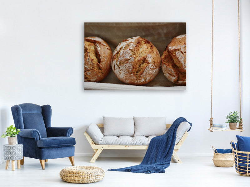 canvas-print-fresh-rye-bread-rolls