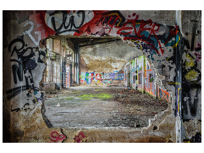 canvas-print-graffiti-in-old-warehouse