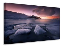 canvas-print-last-lights-on-fjallsarlon