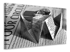 canvas-print-origami-newspaper