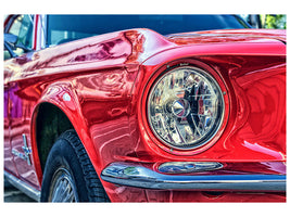canvas-print-red-vintage-car