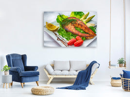 canvas-print-salmon-plate