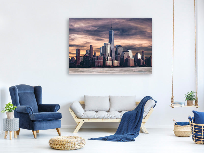 canvas-print-seattle-at-sunset