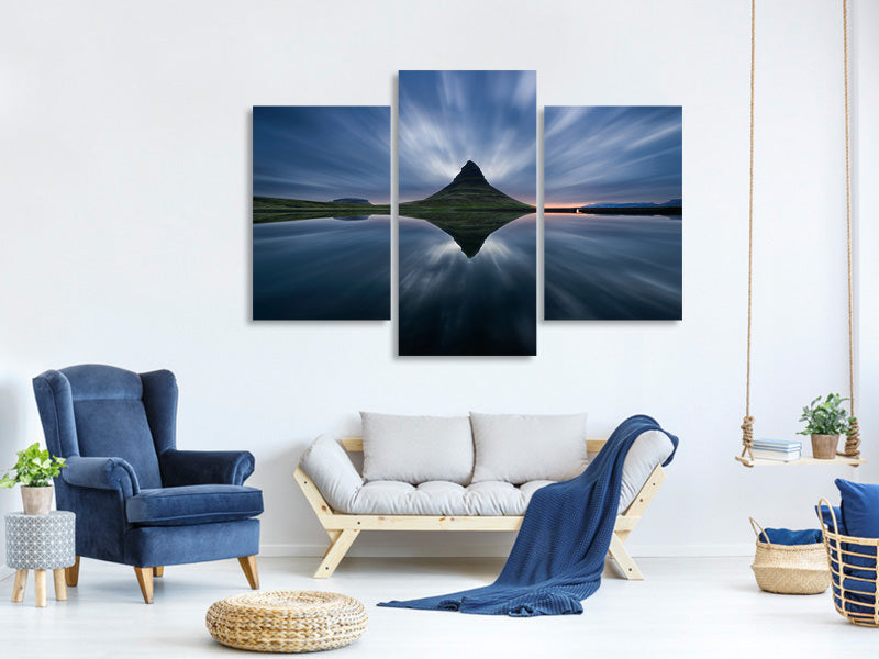 modern-3-piece-canvas-print-a-night-at-kirkjufell