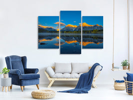 modern-3-piece-canvas-print-a-perfect-morning-in-canadian-rockies