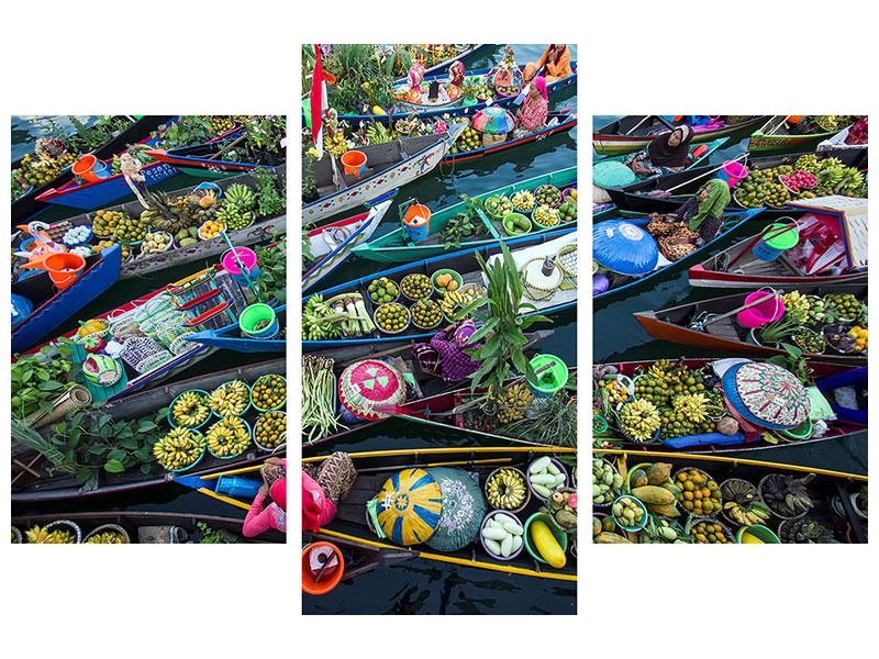 modern-3-piece-canvas-print-banjarmasin-floating-market