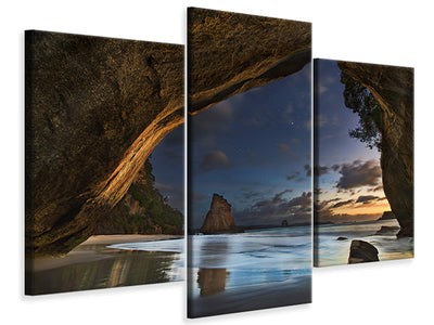 modern-3-piece-canvas-print-cathedral-cove