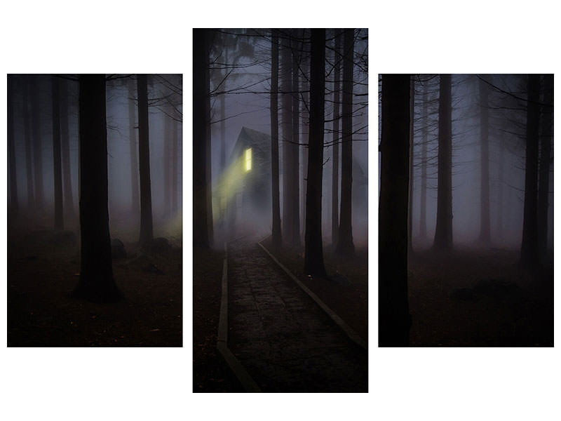 modern-3-piece-canvas-print-fog-in-the-forest