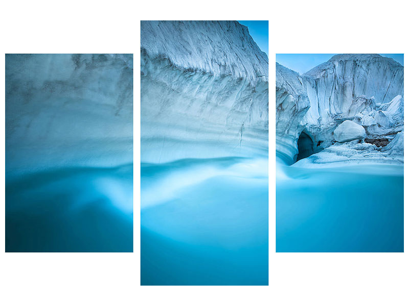 modern-3-piece-canvas-print-glacier-river-cave