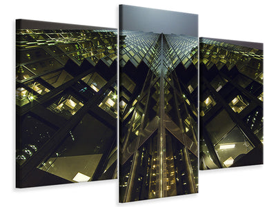 modern-3-piece-canvas-print-imposing-architecture-at-night