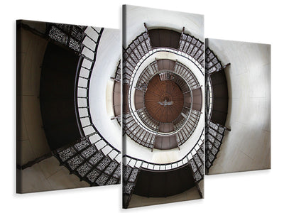 modern-3-piece-canvas-print-impressive-spiral-staircase