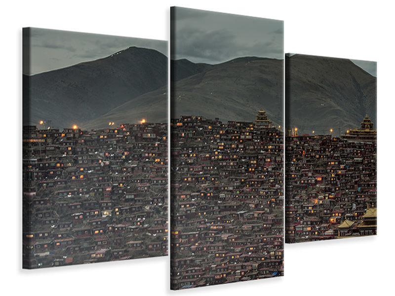 modern-3-piece-canvas-print-larung-gar-buddist-institute-ii