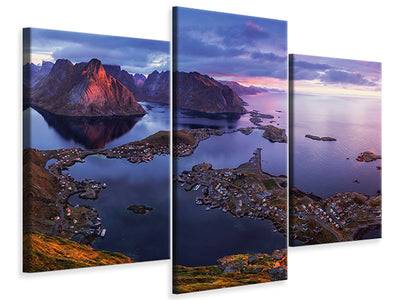 modern-3-piece-canvas-print-lofoten-sunrise