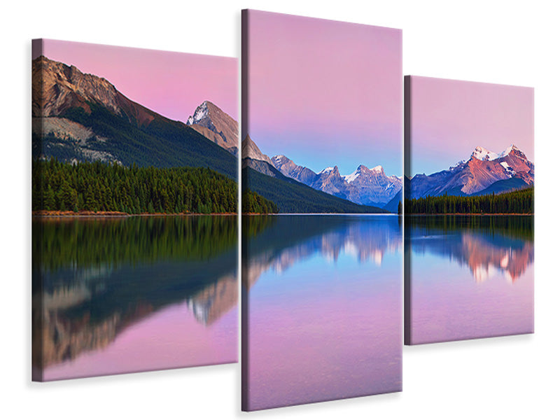 modern-3-piece-canvas-print-maligne-lake