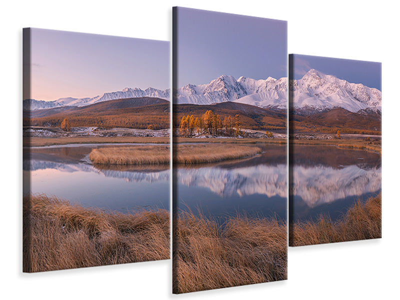 modern-3-piece-canvas-print-mirror-for-mountains-ii