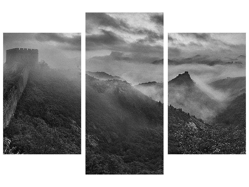 modern-3-piece-canvas-print-misty-morning-at-great-wall