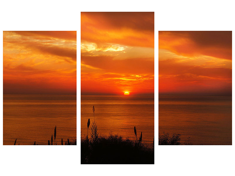 modern-3-piece-canvas-print-peaceful-evening-mood-by-the-sea