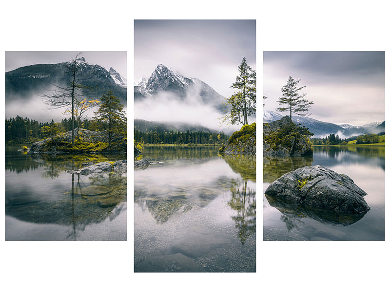 modern-3-piece-canvas-print-rainy-morning-at-hintersee