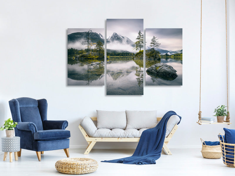 modern-3-piece-canvas-print-rainy-morning-at-hintersee