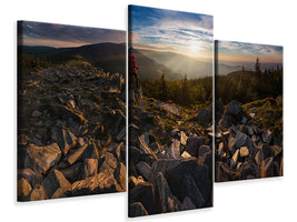 modern-3-piece-canvas-print-rocks-table