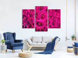 modern-3-piece-canvas-print-rose-petals-in-pink