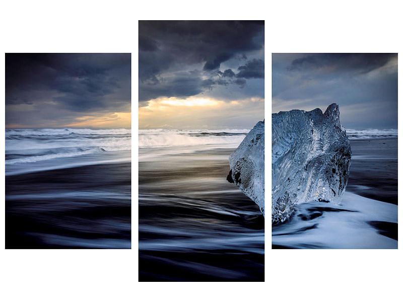 modern-3-piece-canvas-print-sunrise-between-ice