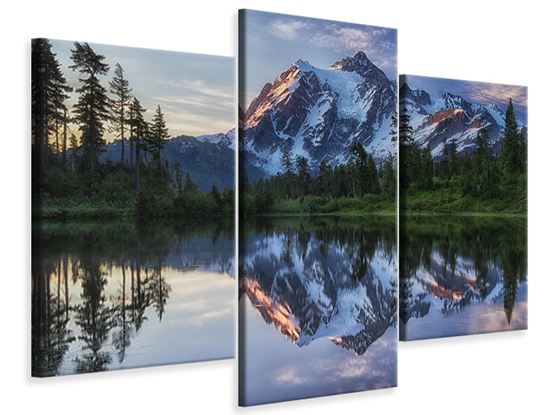 modern-3-piece-canvas-print-sunrise-on-mount-shuksan