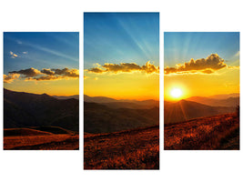 modern-3-piece-canvas-print-sunset-in-the-world-of-mountains