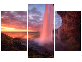 modern-3-piece-canvas-print-the-burning-falls
